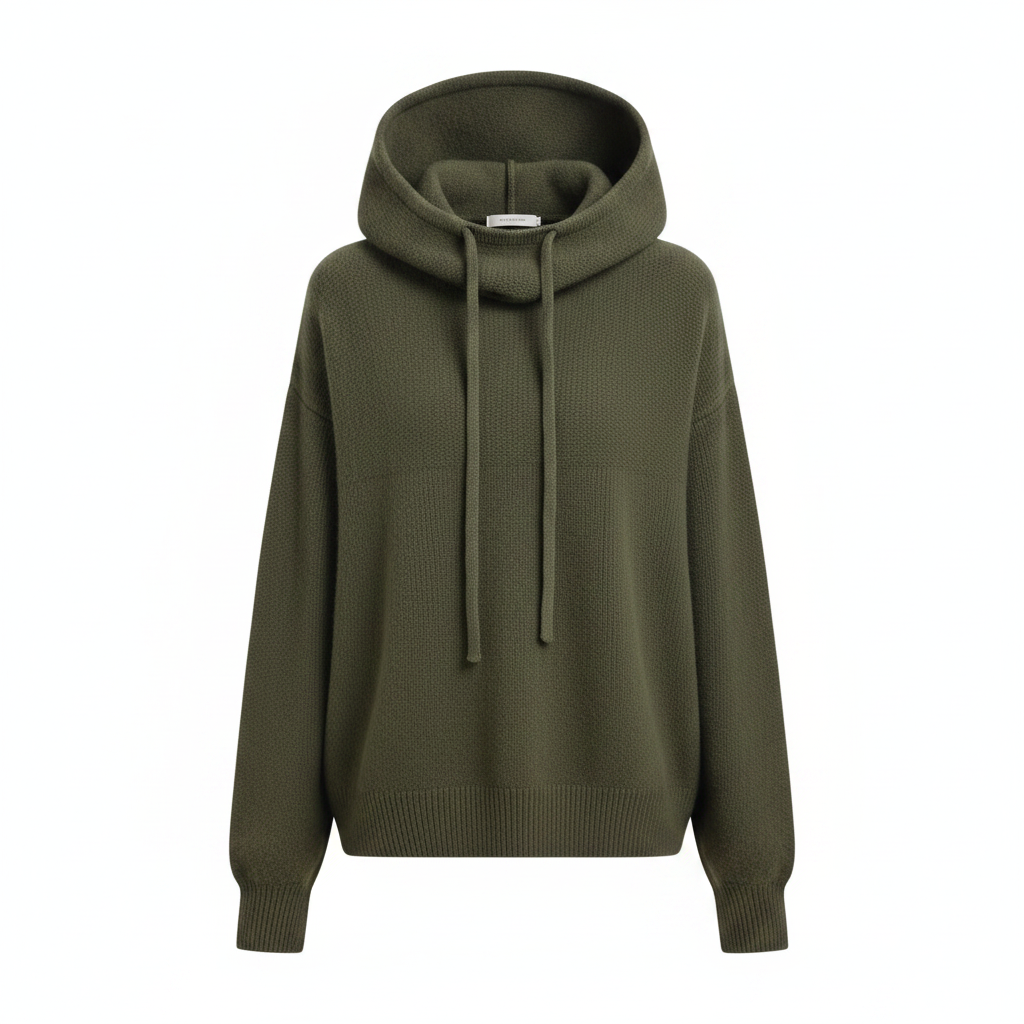 DEBORAH | CASHMERE COZY HOODED PULLOVER STYLE