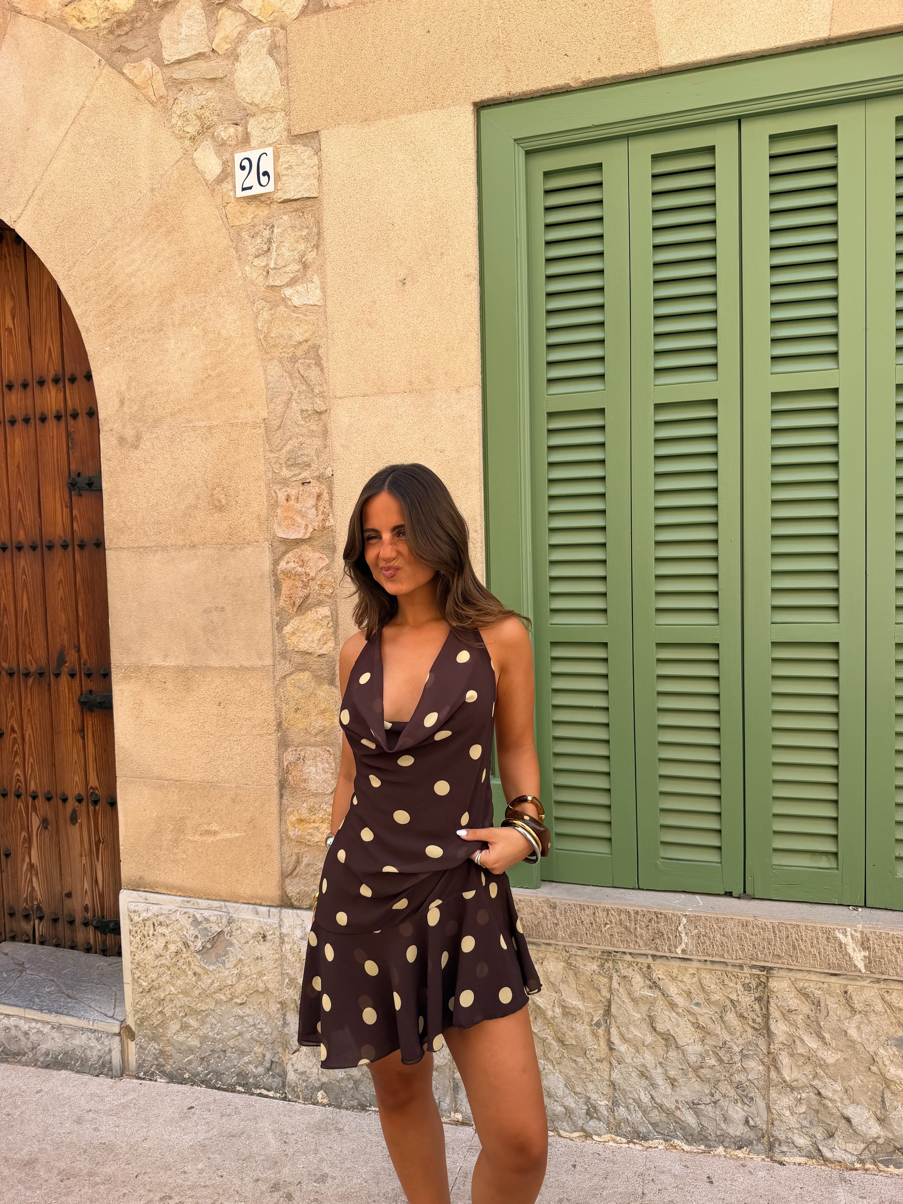Almonia Mini Dress - Sleek, Figure-Flattering Silhouette