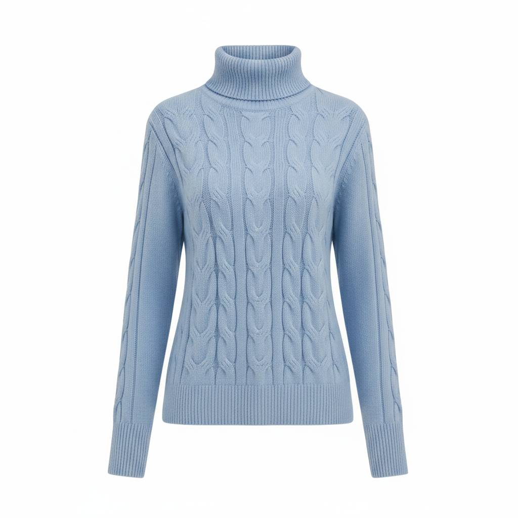 LINDA | CASHMERE TURTLENECK JUMPER