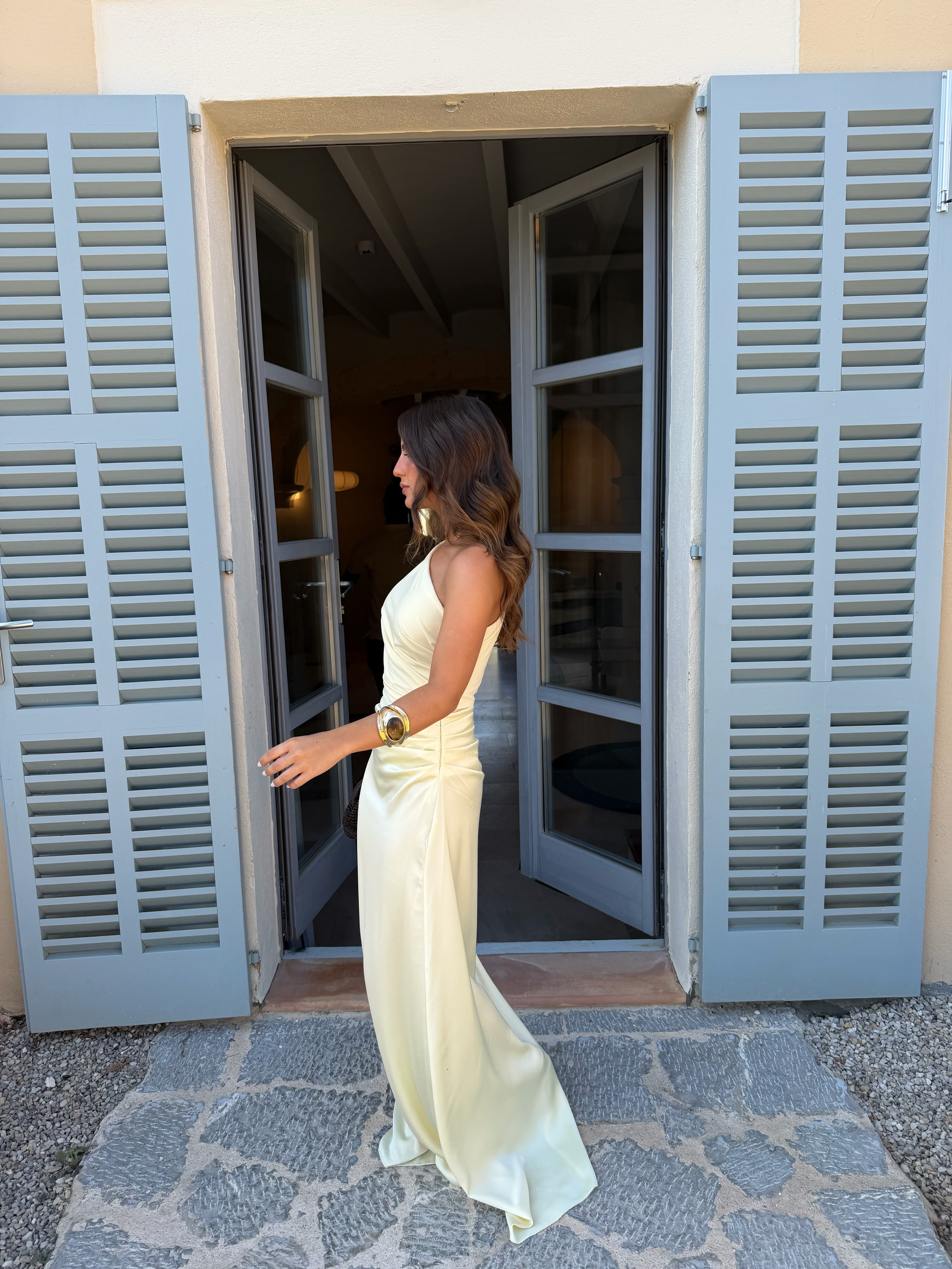 Amira Dress in Sunny Yellow