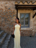 Riviera Dress in Soft Sunlit Yellow