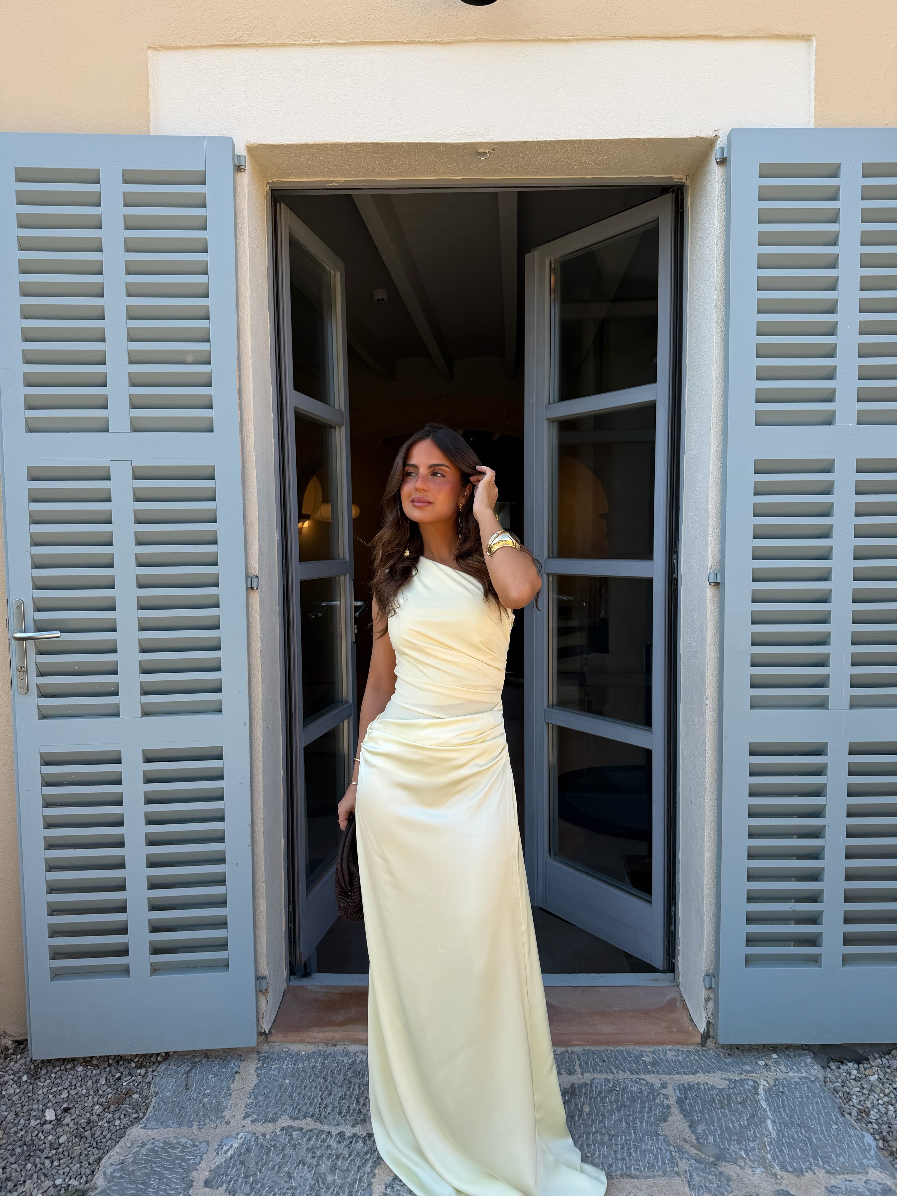 Amira Dress in Sunny Yellow