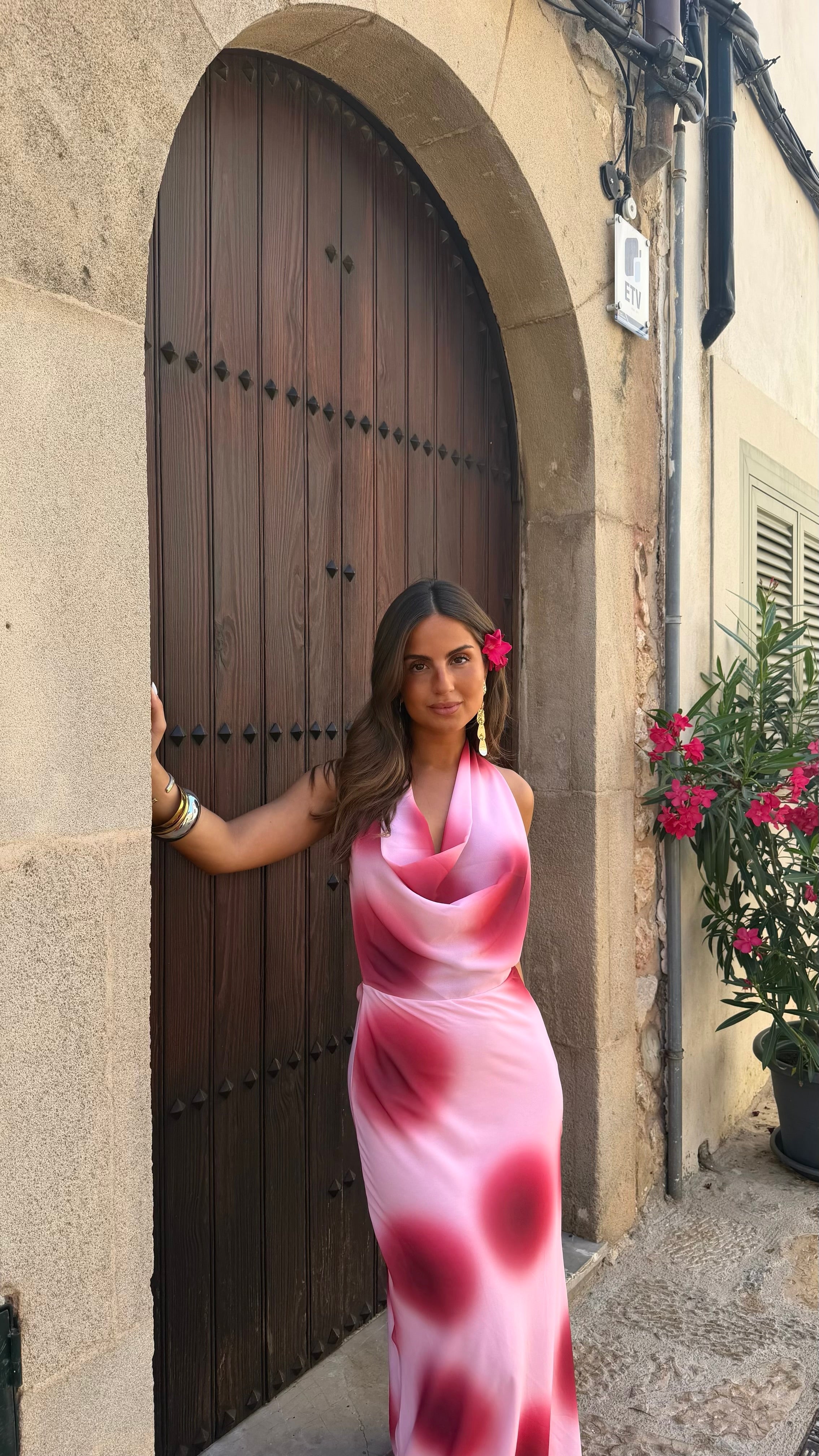 Cherry Pink Dress - Sweet, Flirty & Stylish