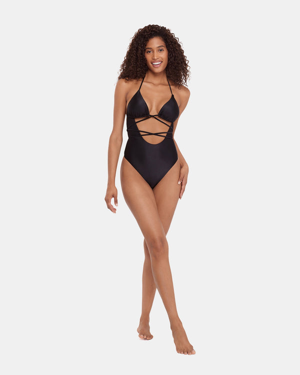 Shine Bright One Piece Swimsuit – Raven