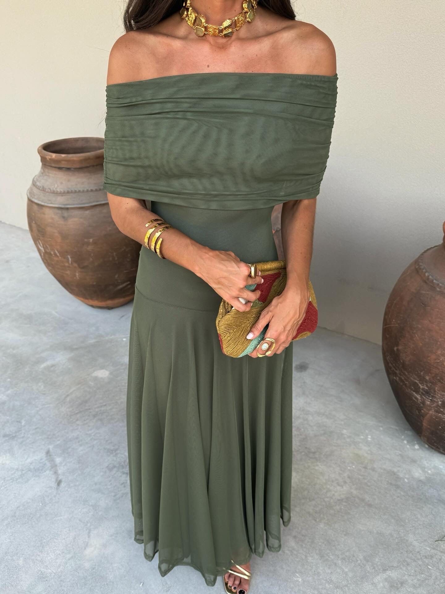 Toledo Green Dress