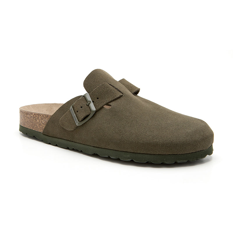 Dallas Olive Green Soft Sole Clog