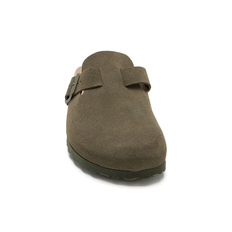 Dallas Olive Green Soft Sole Clog