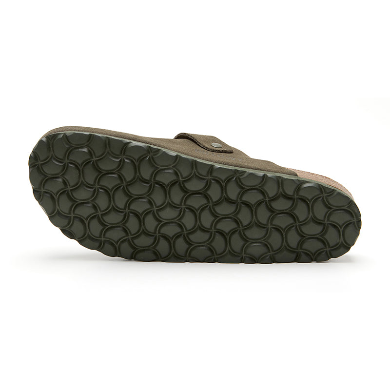 Dallas Olive Green Soft Sole Clog