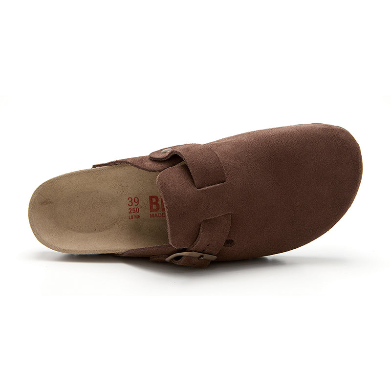 Dallas Chestnut Brown Soft Sole Clog