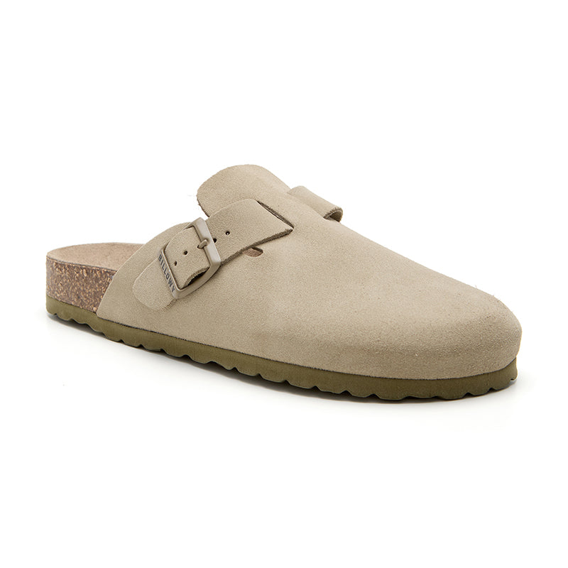 Dallas Ecru Khaki Soft Sole Clog