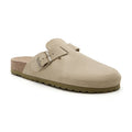 Dallas Ecru Khaki Soft Sole Clog