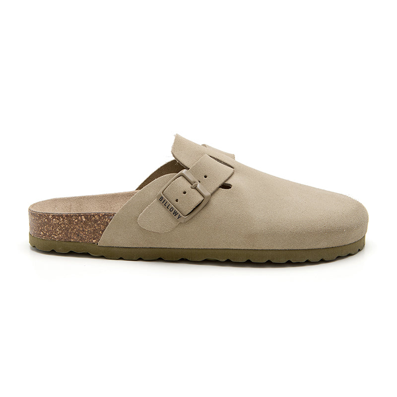 Dallas Ecru Khaki Soft Sole Clog