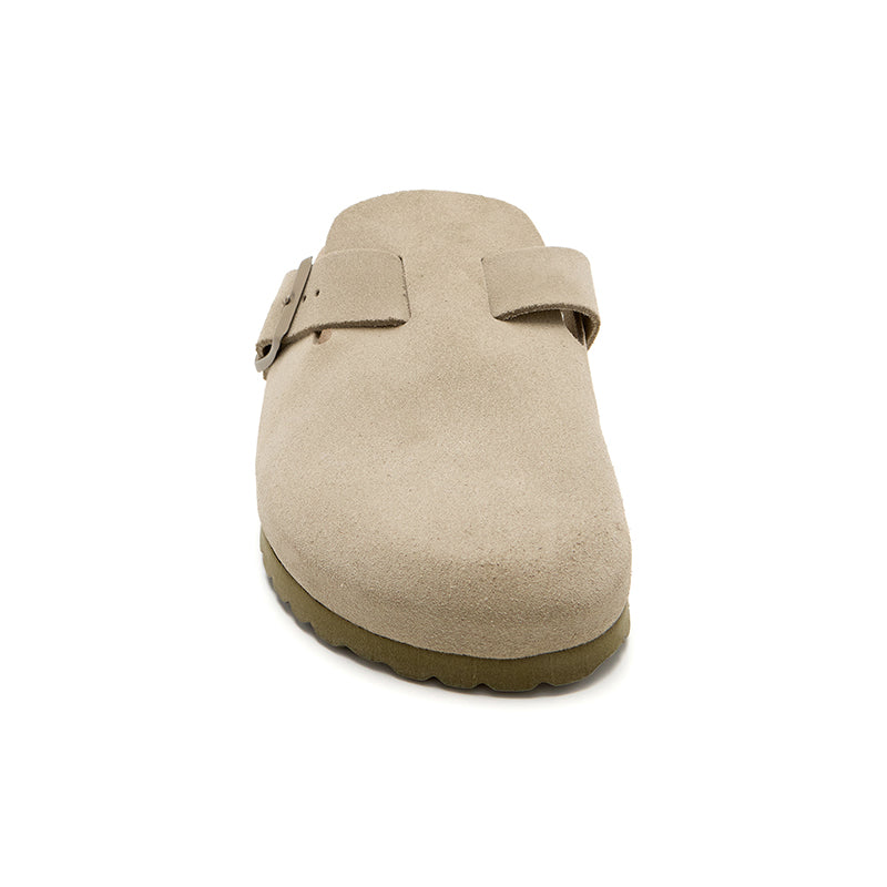 Dallas Ecru Khaki Soft Sole Clog