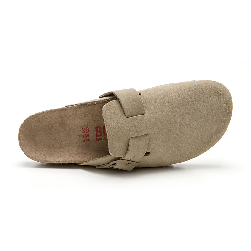 Dallas Ecru Khaki Soft Sole Clog