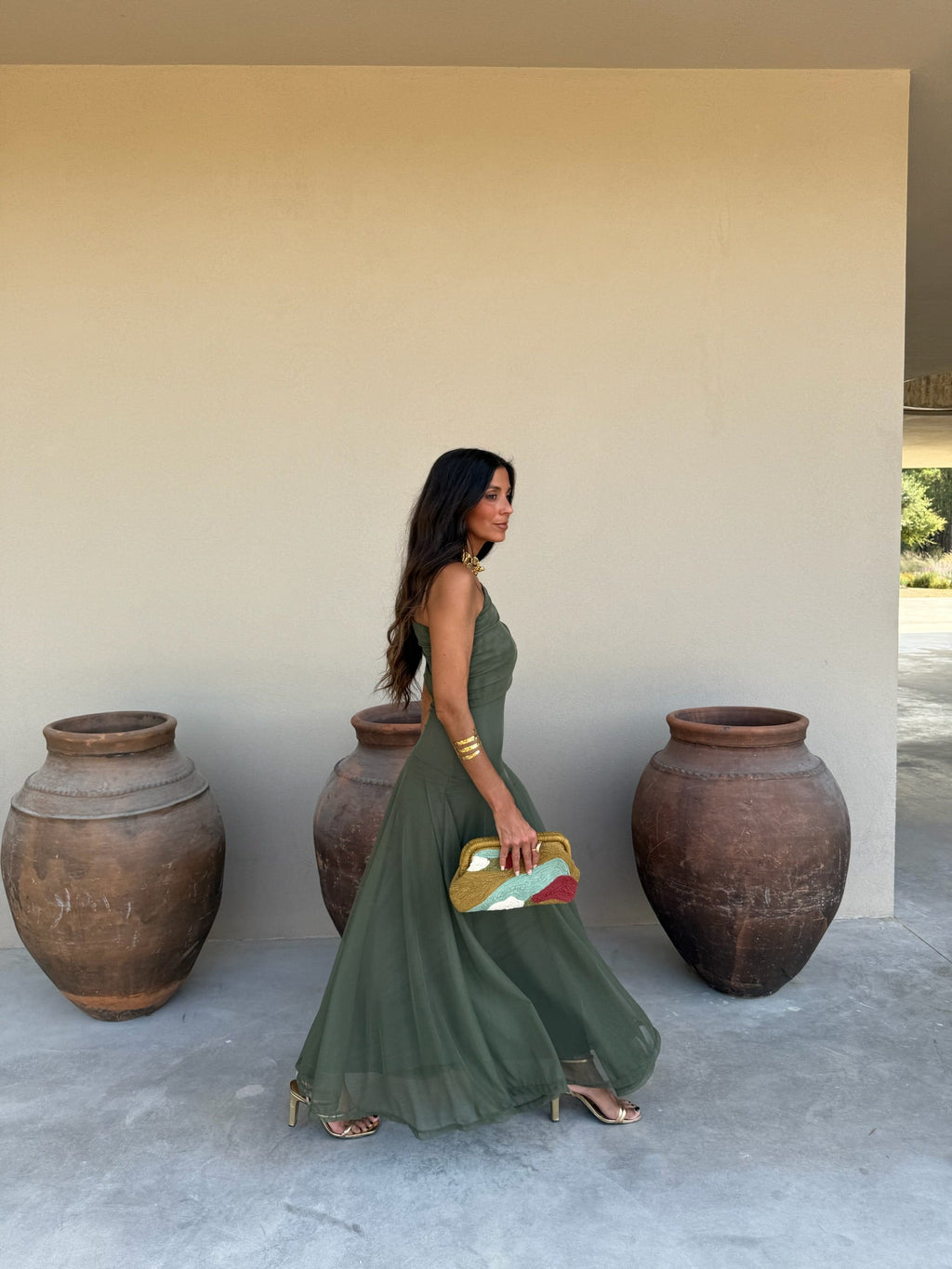 Toledo Green Dress