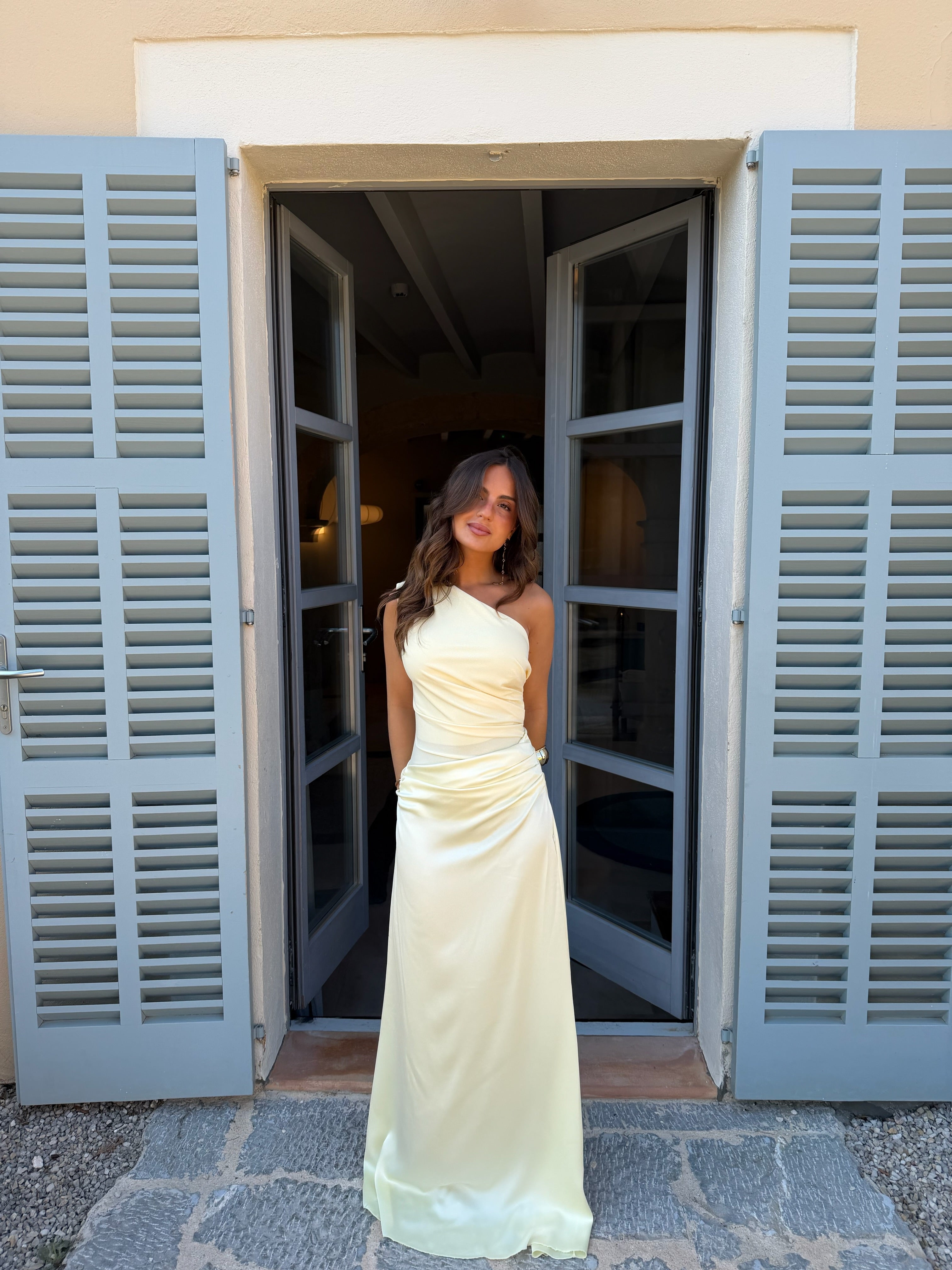 Amira Dress in Sunny Yellow