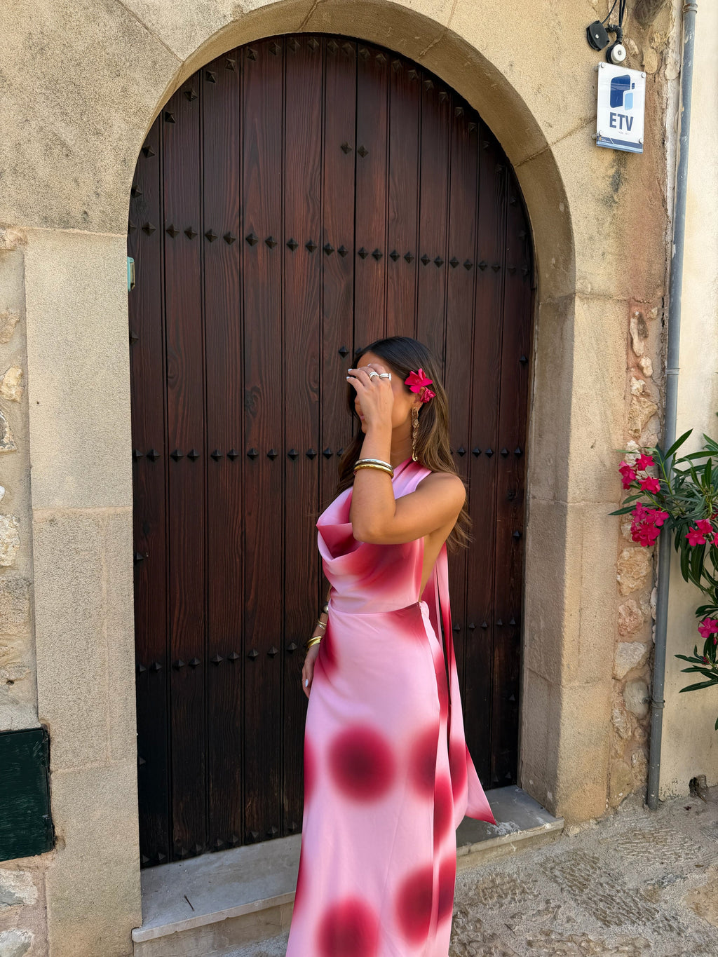 Cherry Pink Dress - Sweet, Flirty & Stylish