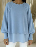 Adelyn | Layered Knit Sweater
