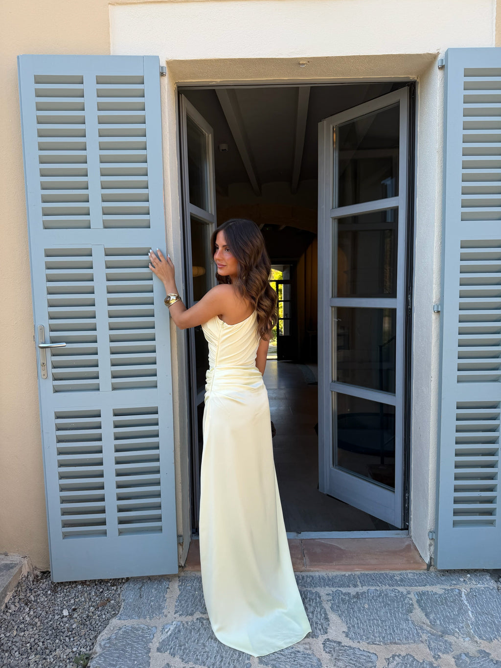 Amira Dress in Sunny Yellow
