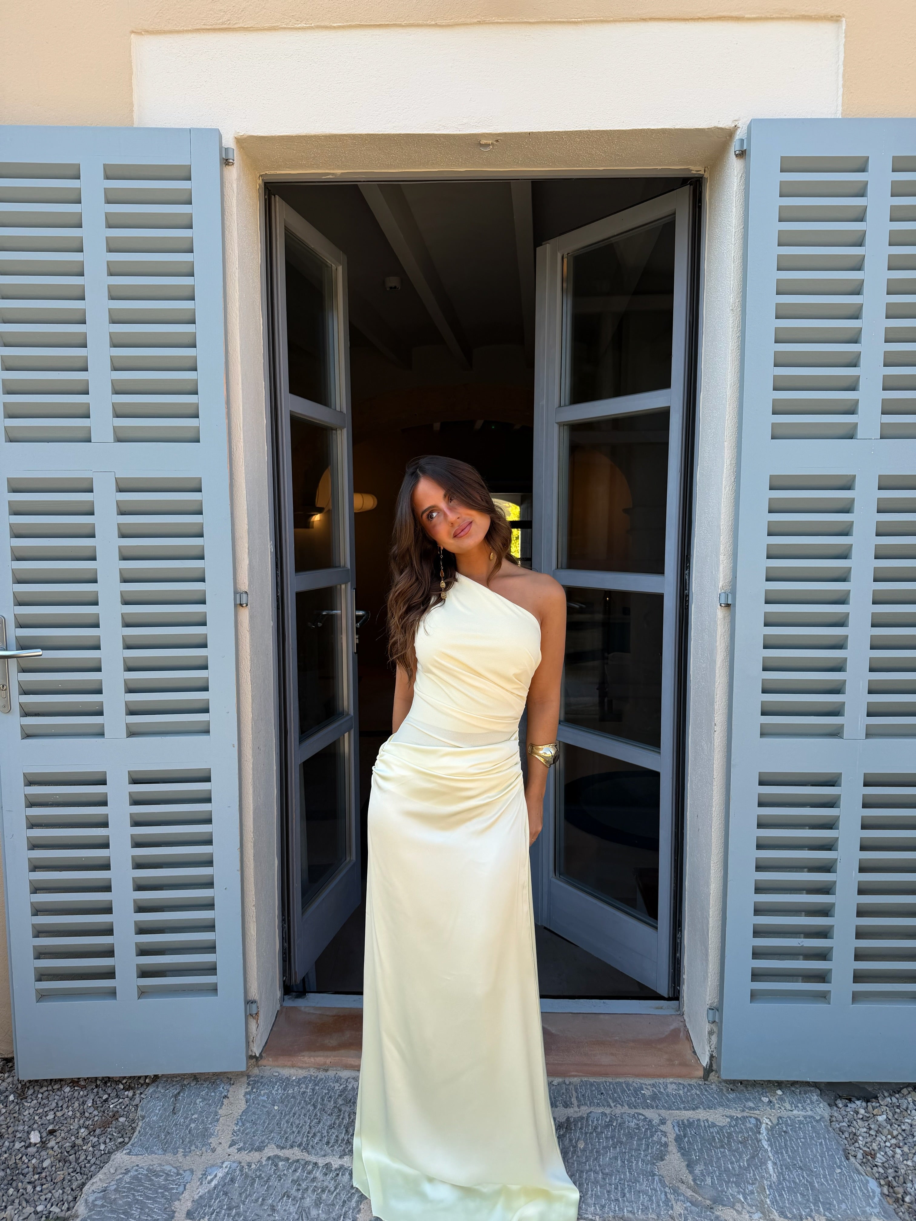 Amira Dress in Sunny Yellow
