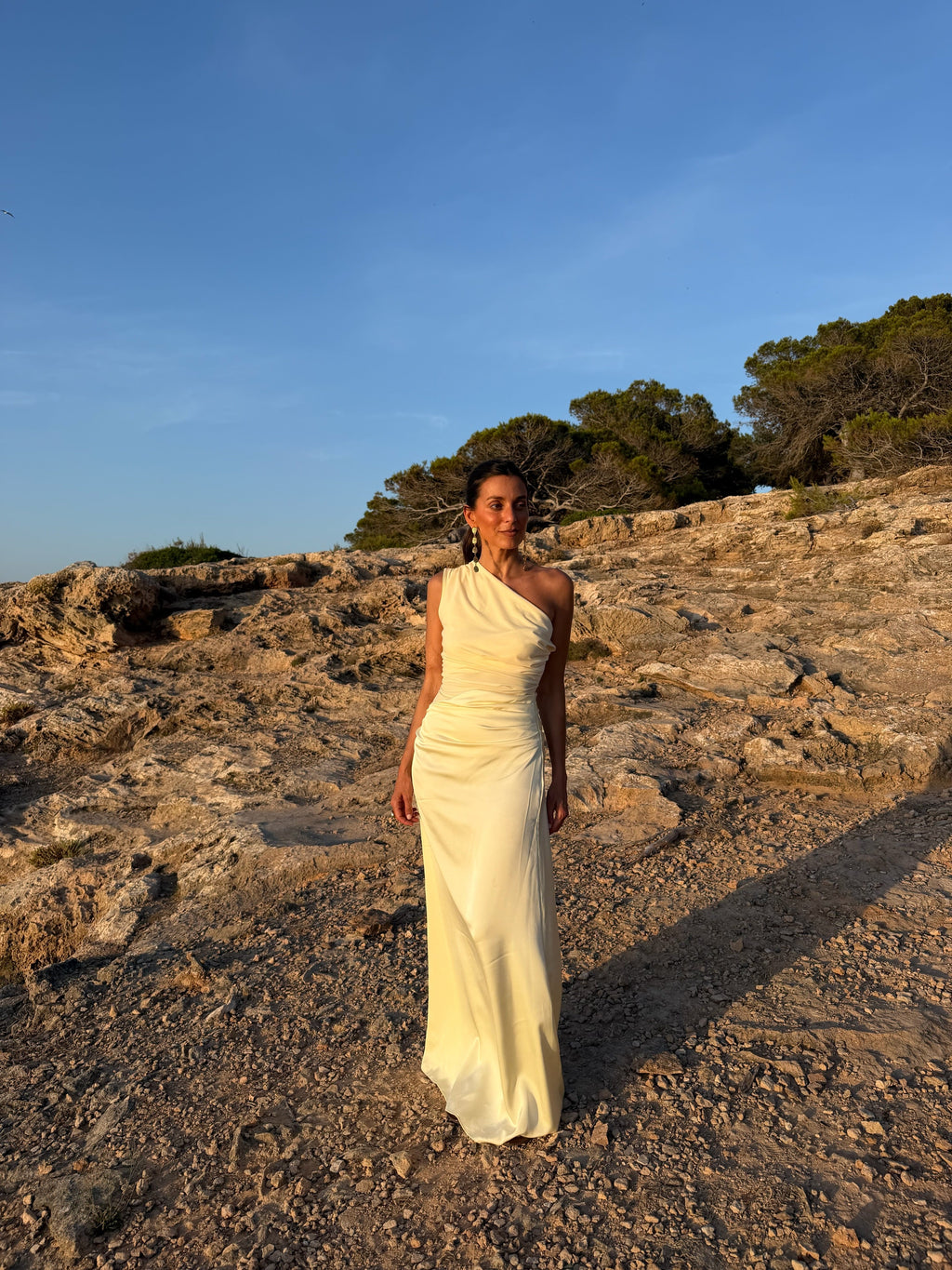 Amira Dress in Sunny Yellow