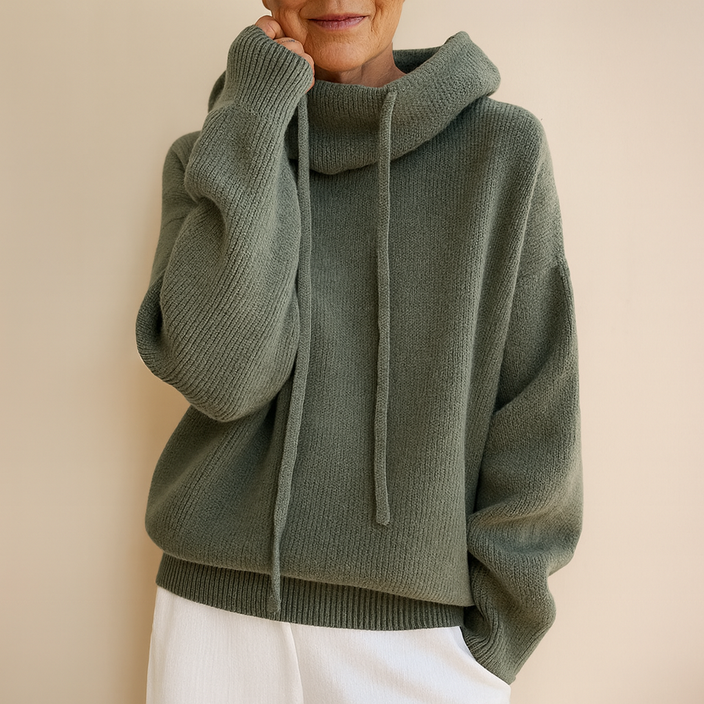 Deborah | Cashmere Cozy Hooded Pullover Style