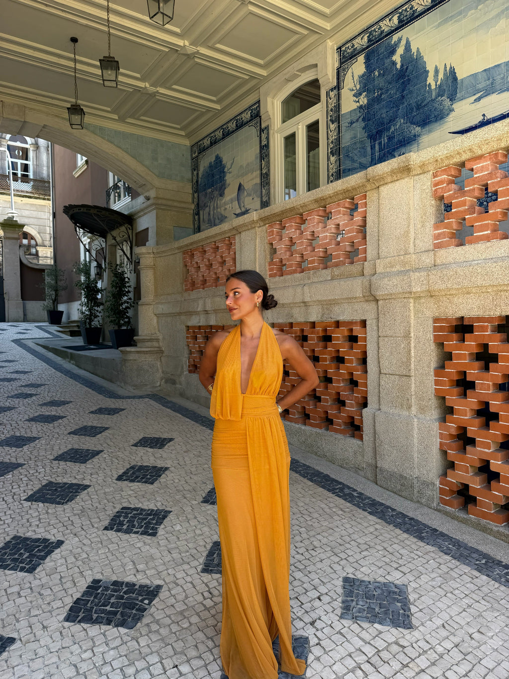 Aina Dress in Toasted Yellow - Sunny, Sun-Kissed Hue