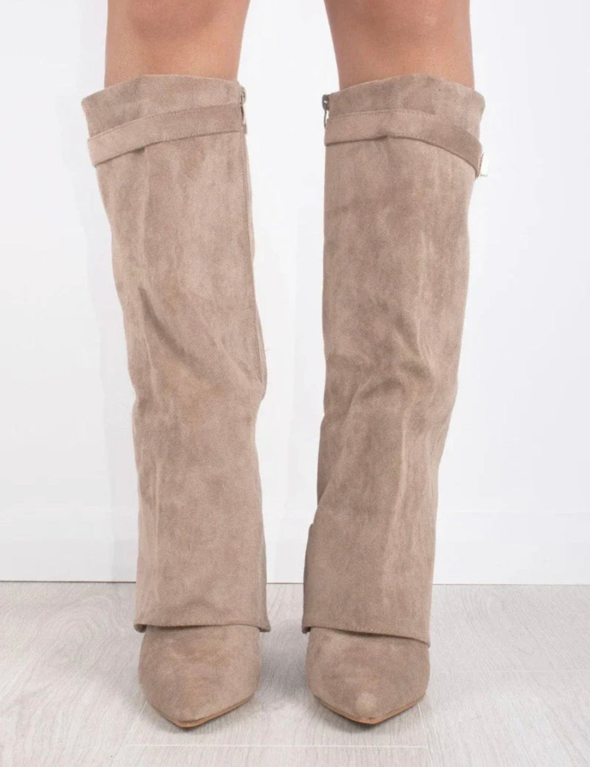 Madrid Suede Beige Boots