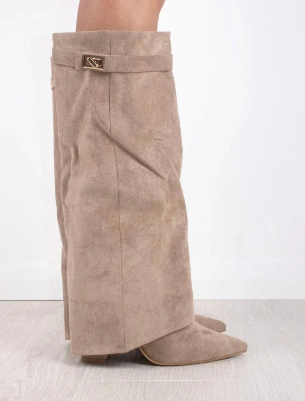 Madrid Suede Beige Boots