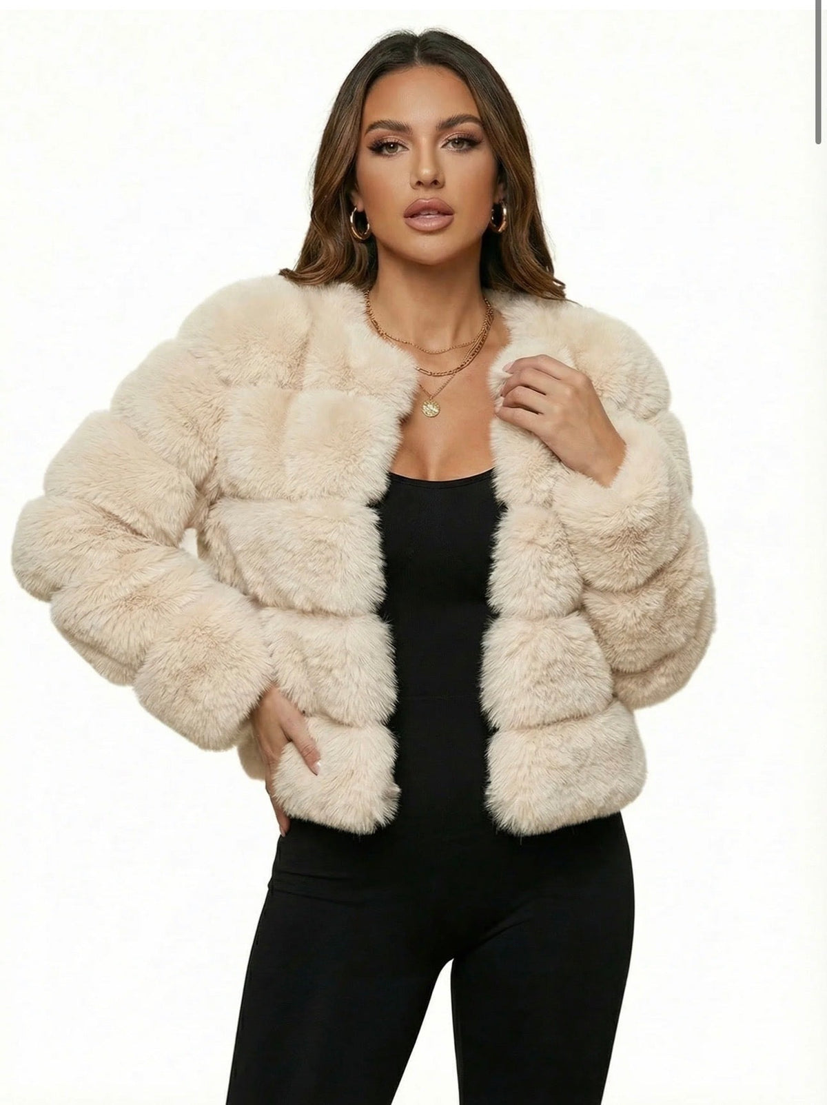 London Faux Fur Bubble Coat