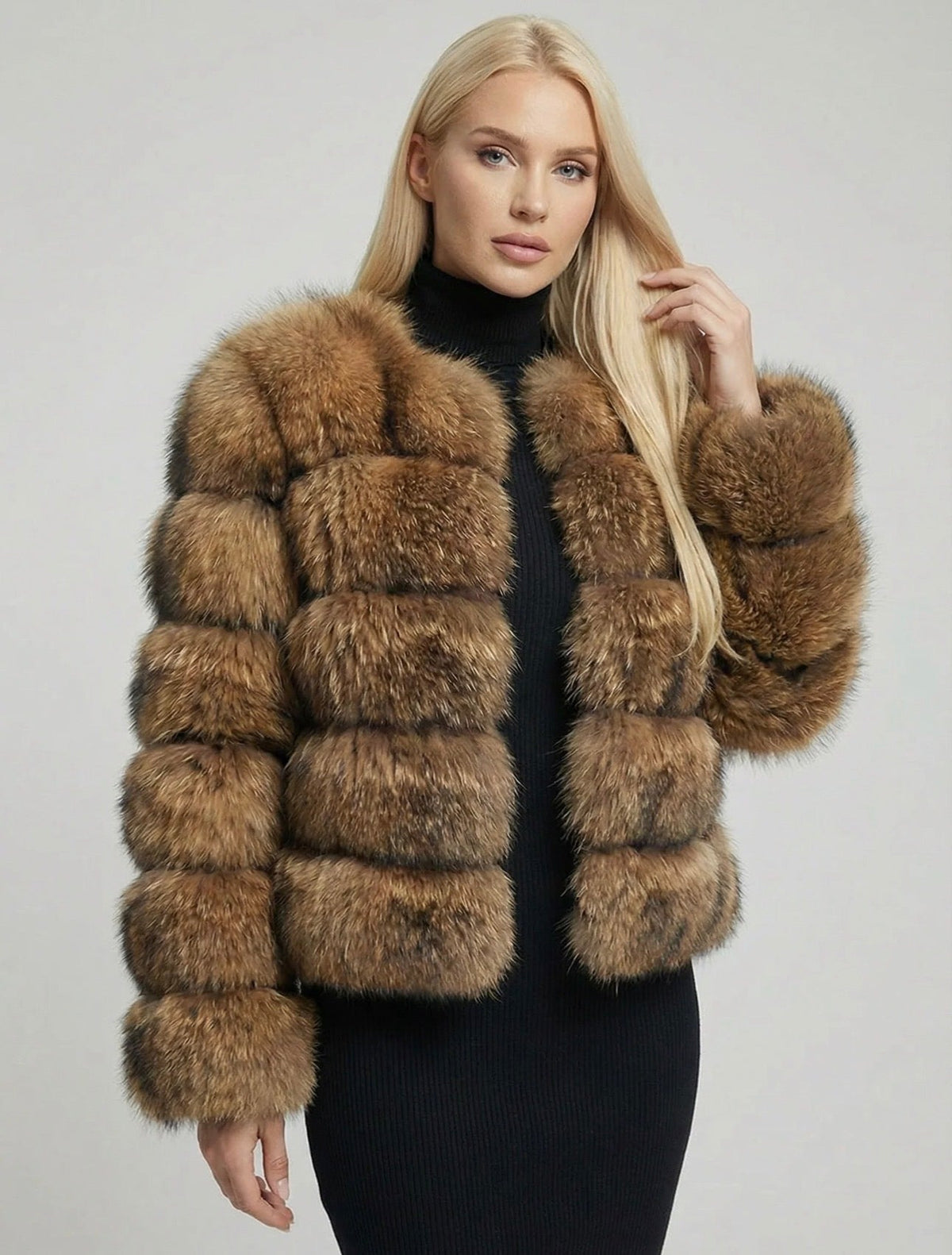 London Faux Fur Bubble Coat