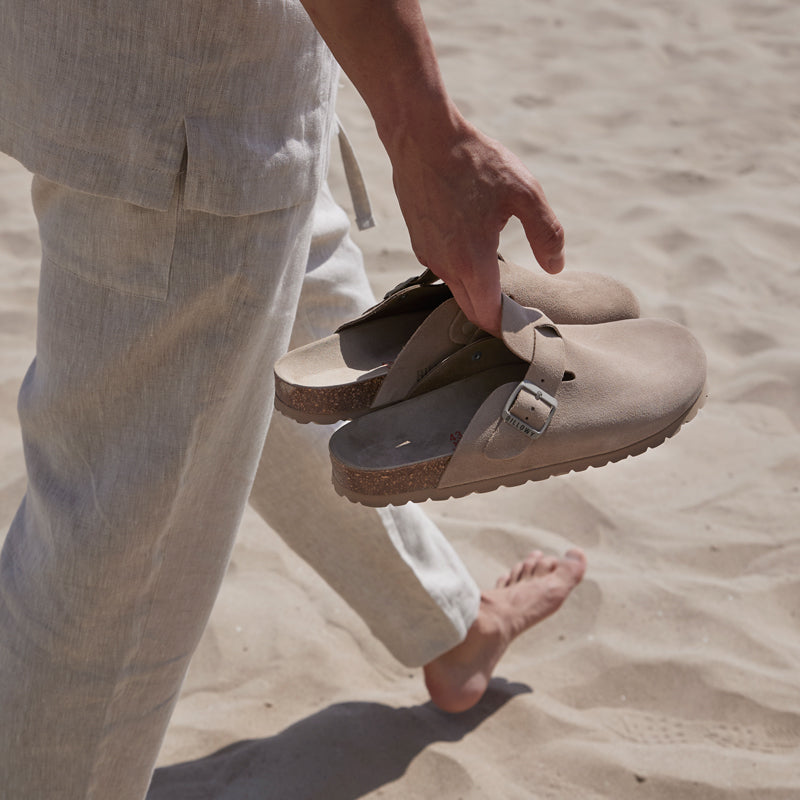 Dallas Sand Beige Men's Clog