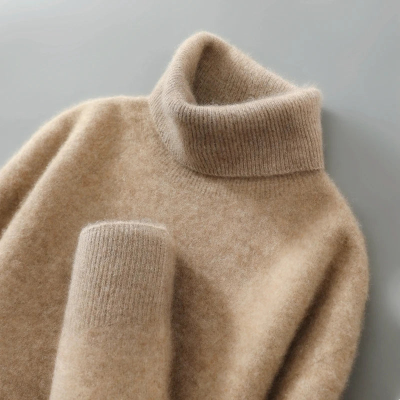 Olivia | Merino Wool Turtleneck Jumper