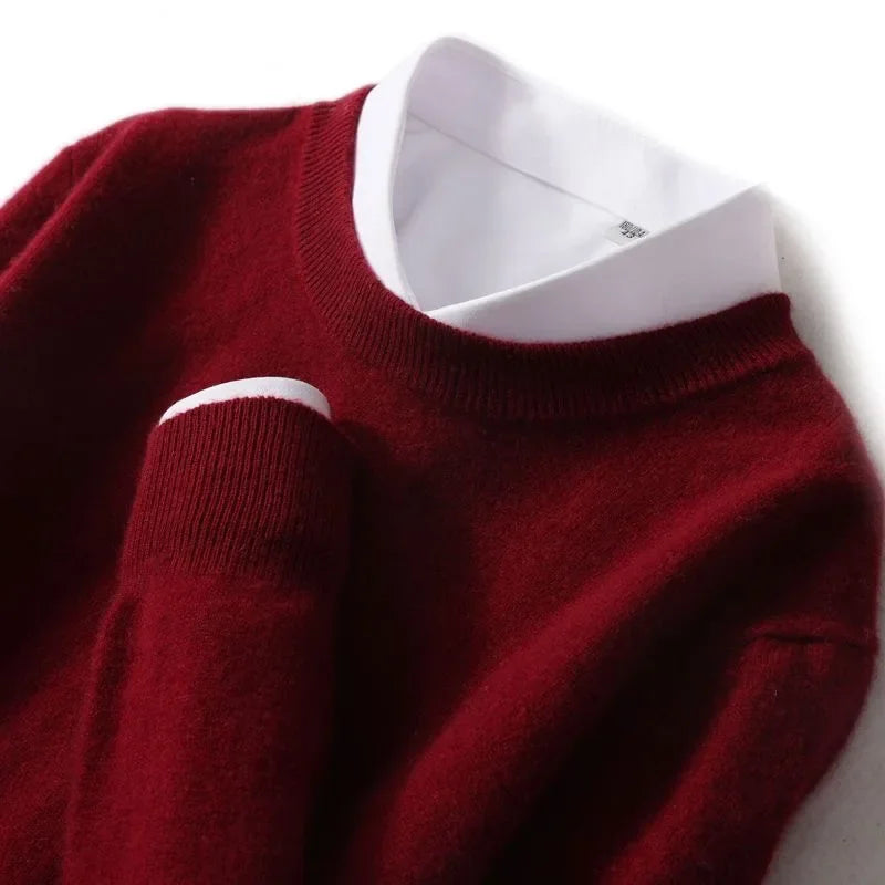 Lucy | Merino Wool Crew Neck Jumper