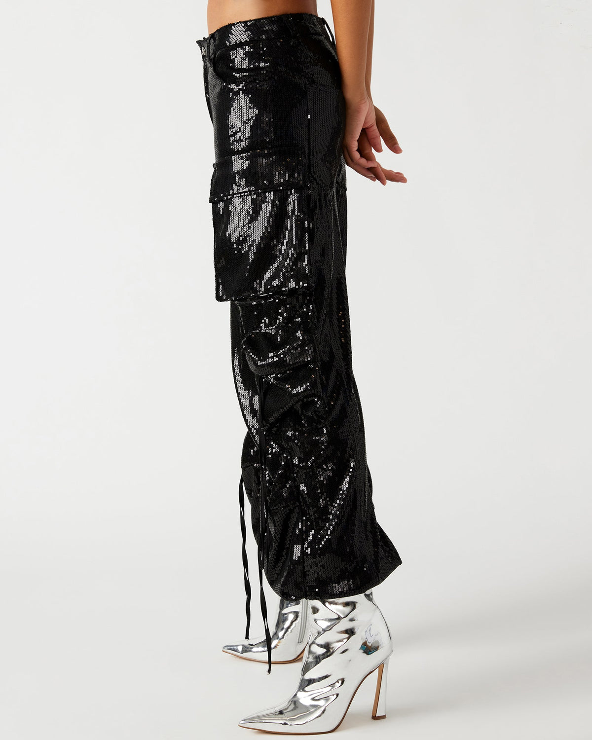 Duo Sequin Pant – Black