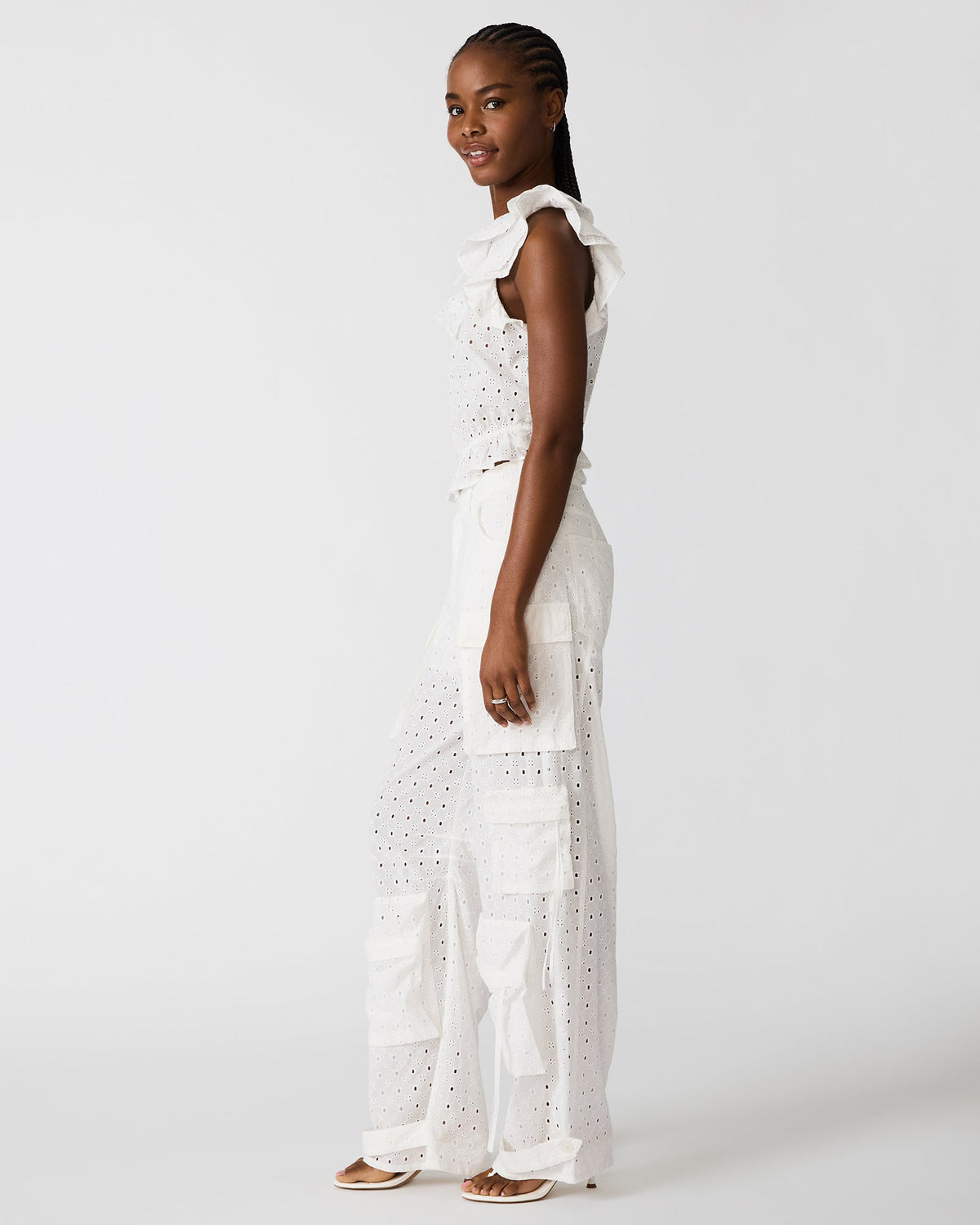 Duo Pant – White Eyelet