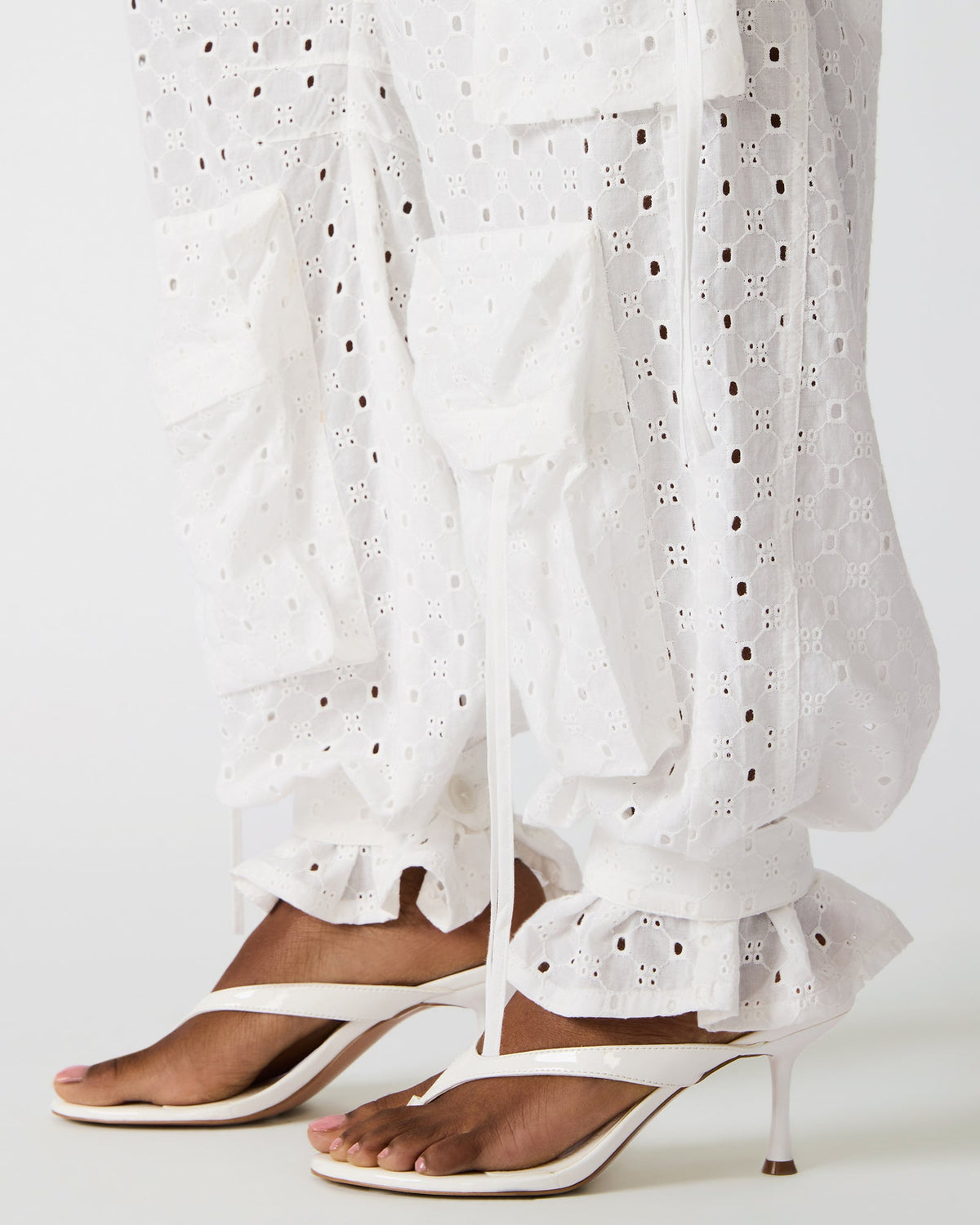 Duo Pant – White Eyelet