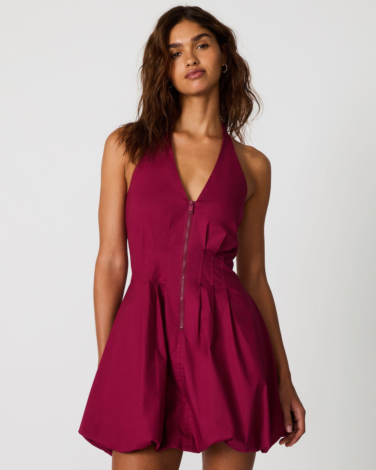 Dianna Dress – Dark Red