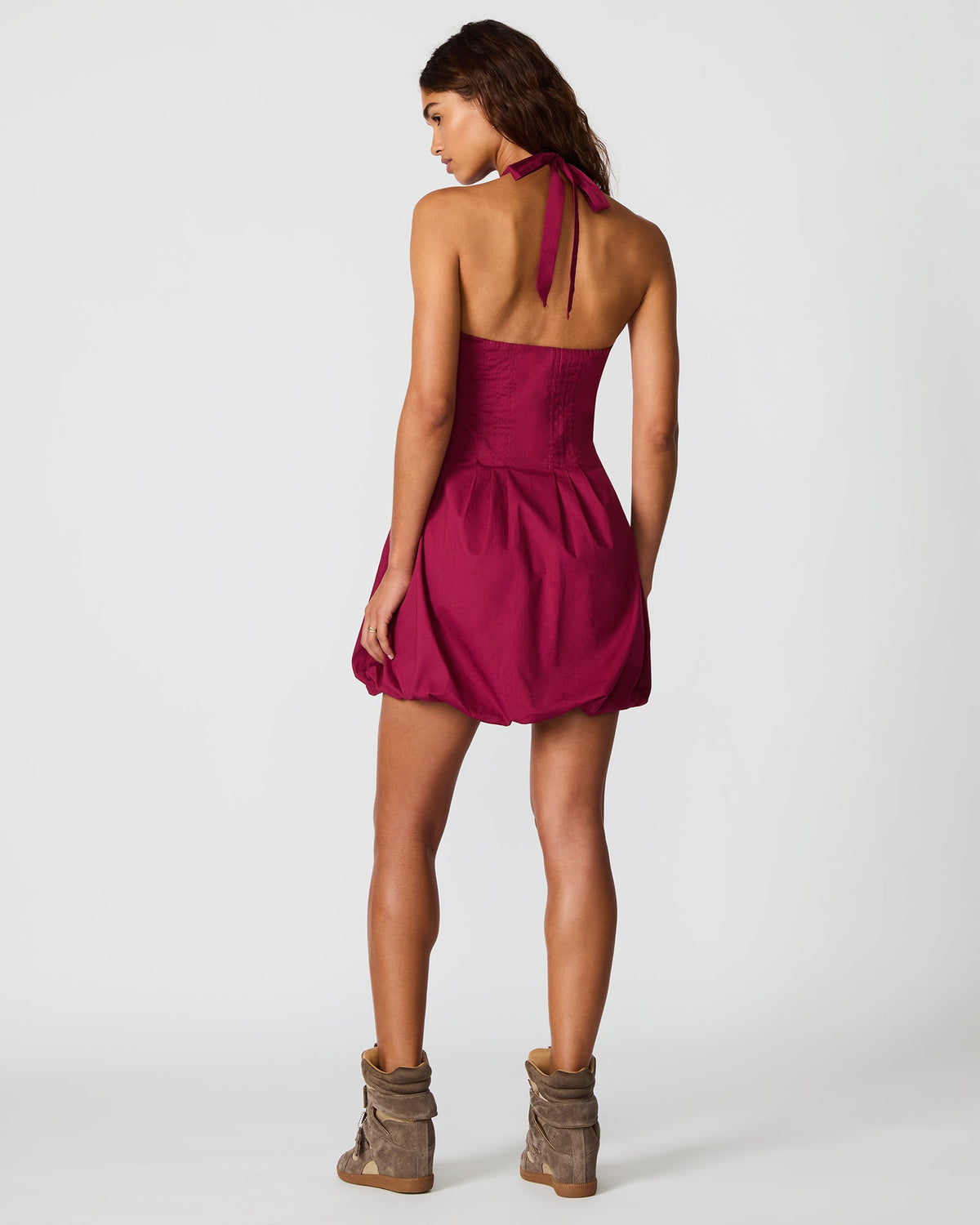 Dianna Dress – Dark Red