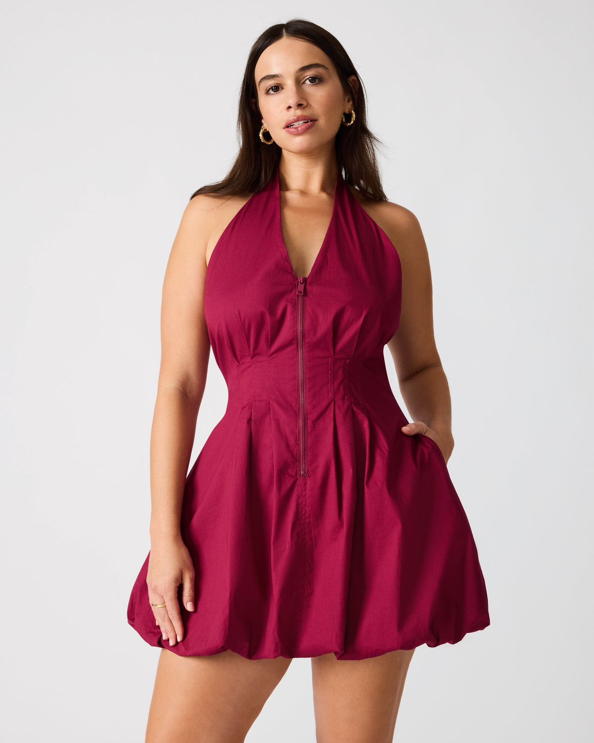 Dianna Dress – Dark Red