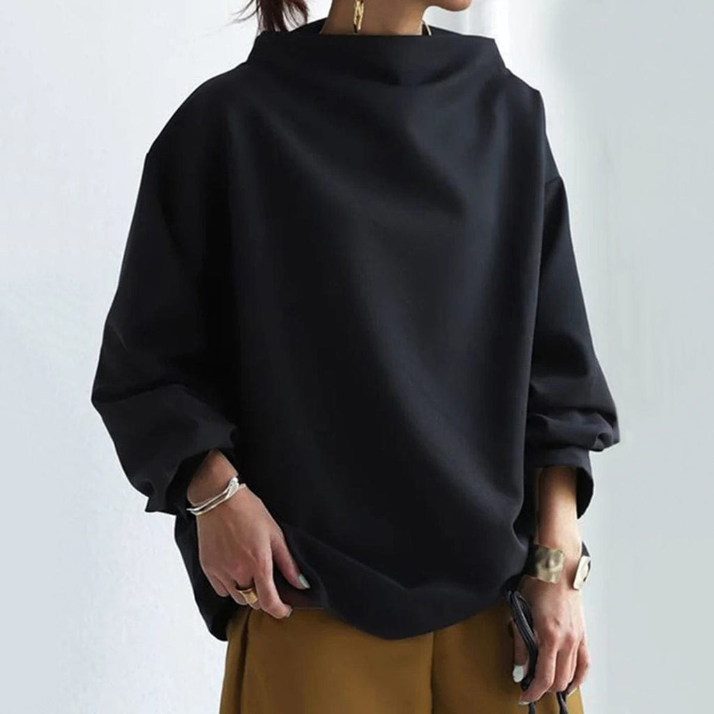 Nancy | Cashmere High-Neck Casual Top