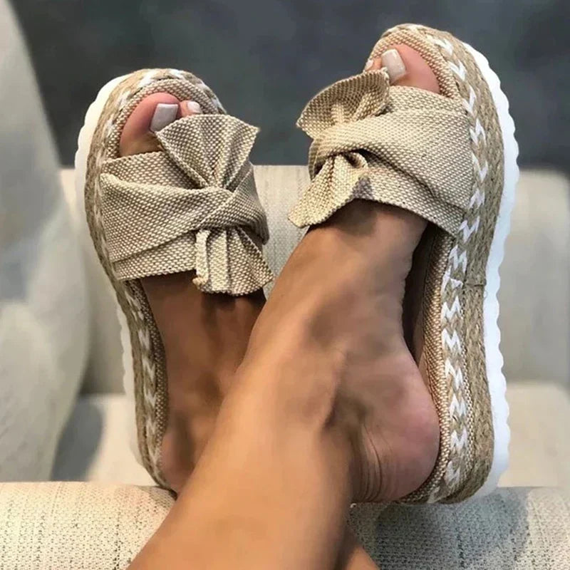 JULIETTE | FEMININE BOW SANDALS