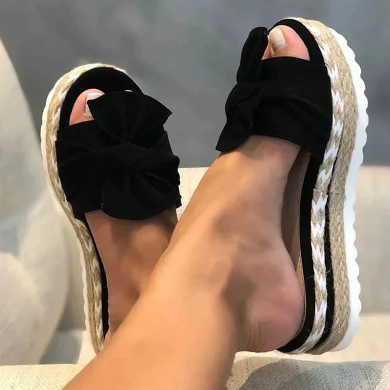 JULIETTE | FEMININE BOW SANDALS