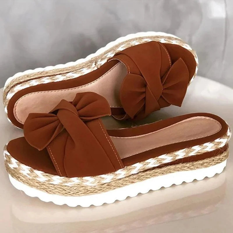 JULIETTE | FEMININE BOW SANDALS