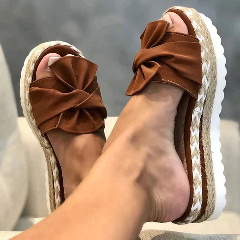 JULIETTE | FEMININE BOW SANDALS