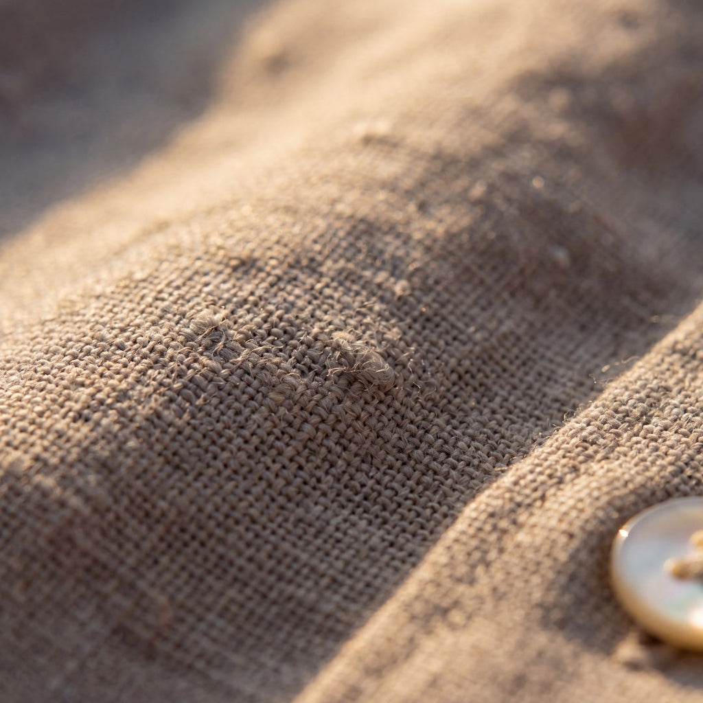 Biel | Men's Long Sleeve Linen Shirt with Pocket