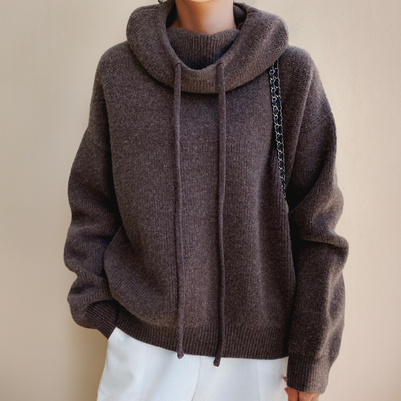 Deborah | Cashmere Cozy Hooded Pullover Style
