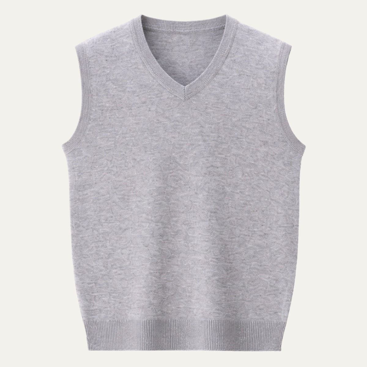 Iván | Chaleco de Punto Cuello en V Hombre Gilet Clásico