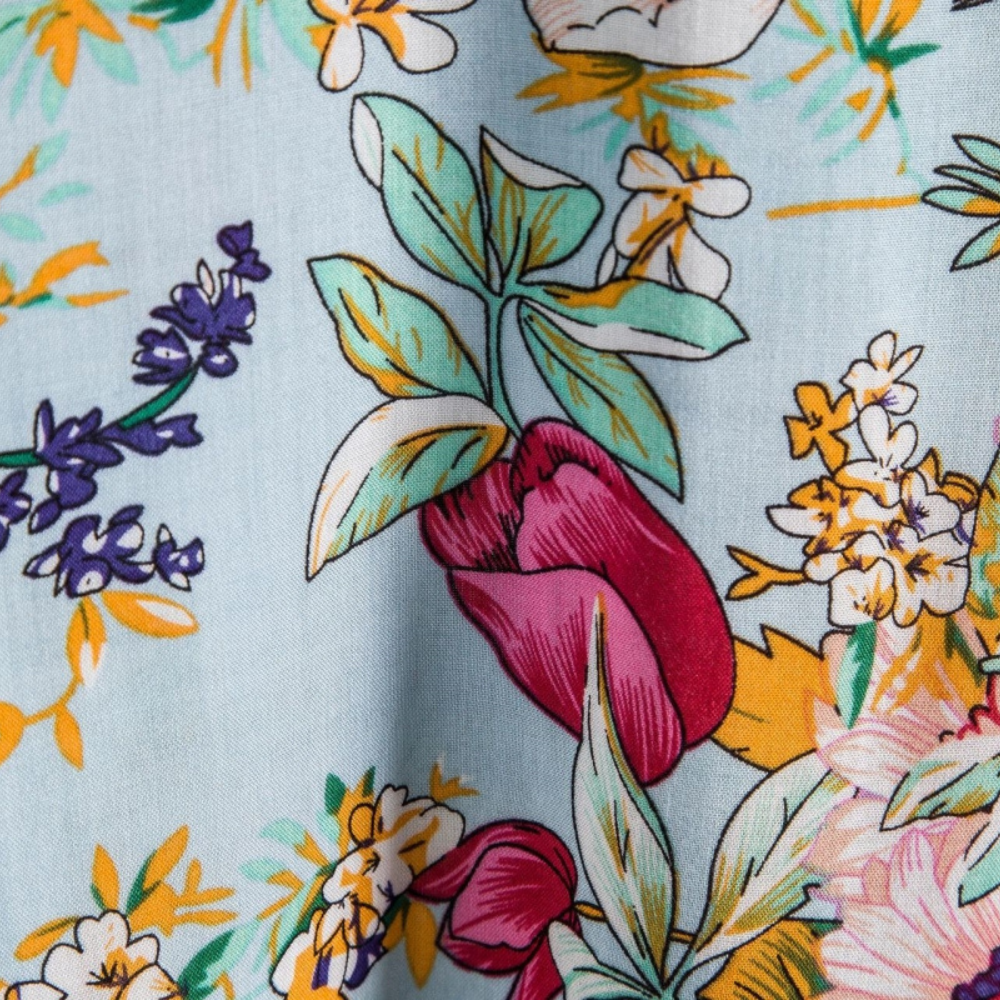 Javier | Men's Short Sleeve Floral Print Hawaiian Shirt