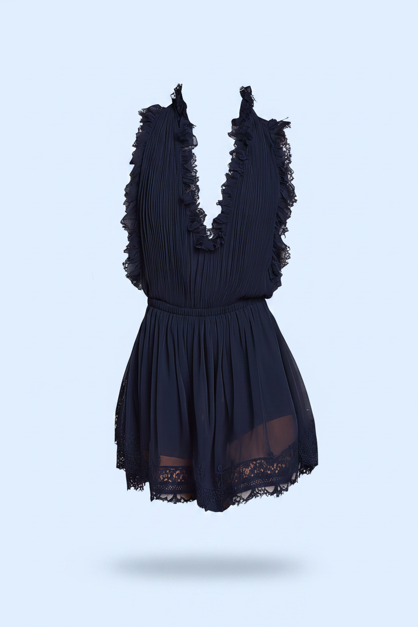 Jumpsuit azul marino generado
